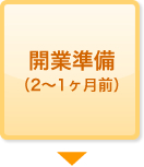 開業準備（2～1ヶ月前）